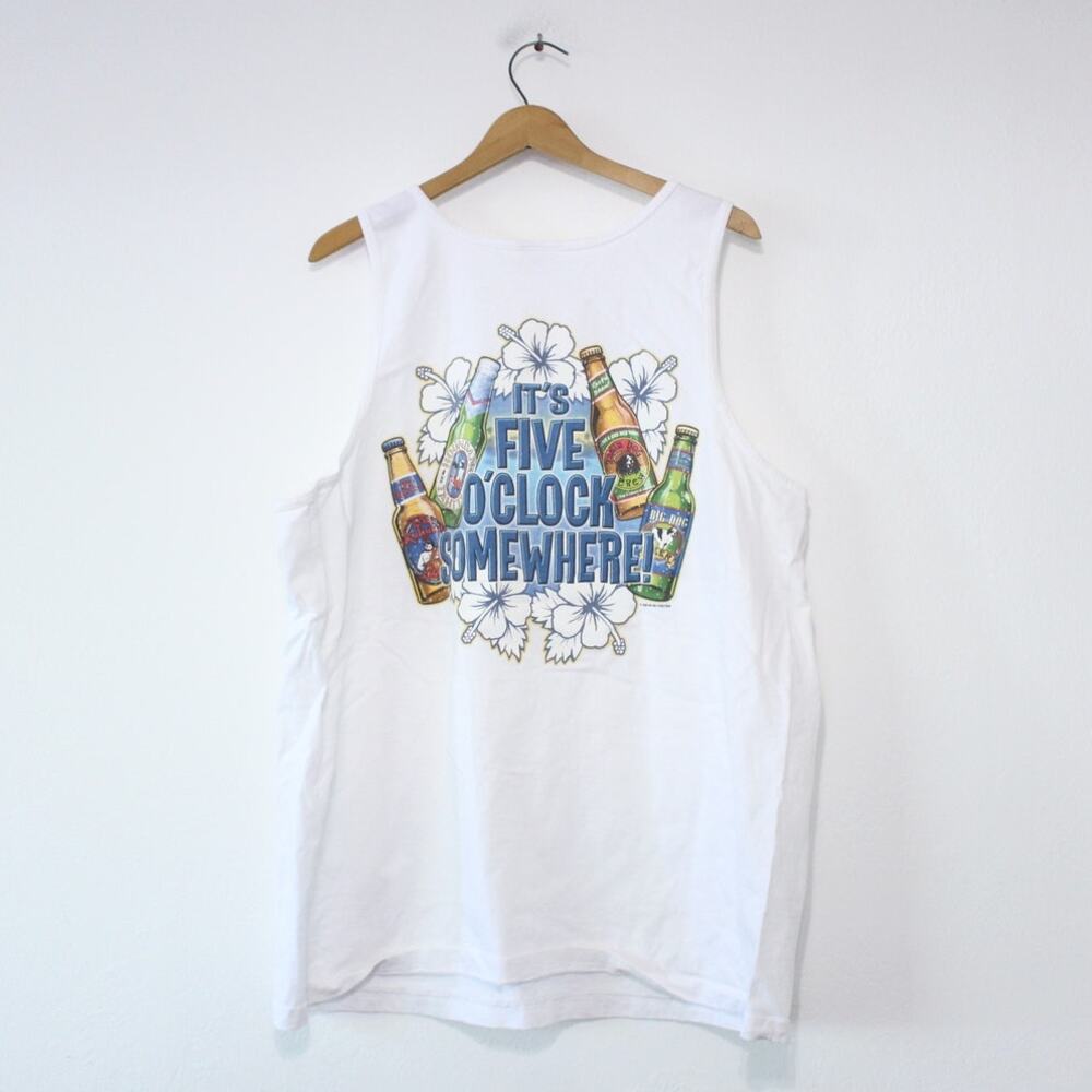 Vintage Big Dogs Five O'Clock Somewhere Tank Top 2X XXL
